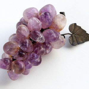 Vintage Miniature Amethyst Grape Cluster